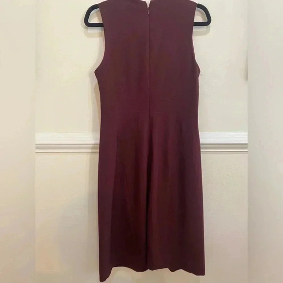 M.M Lafleur New York Rachel Dress in Burgundy Size 8 - Picture 4 of 8